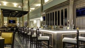 Lounge and bar at Embassy Suites Williamsburg Virginia